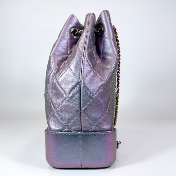 Chanel Iridescent Lambskin Gabrielle Chain Backpack - Picture 5 of 12